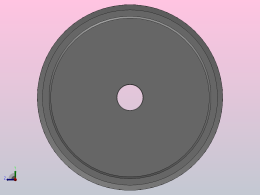 标准型半圆弧形齿同步带轮H3M型_SH3MHC-72-6-dc10-A右视缩略图