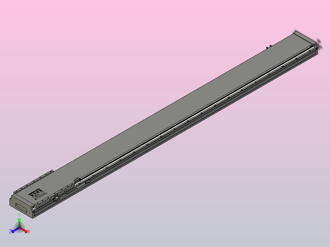 直驱直线电机轴TPA-LNP2-200-55C6-1-L2100-3-C-05-N3主视图