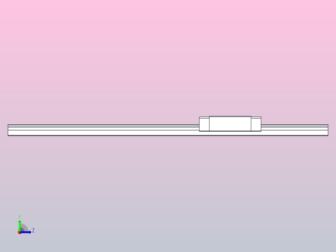 线性滑轨14-230左视图