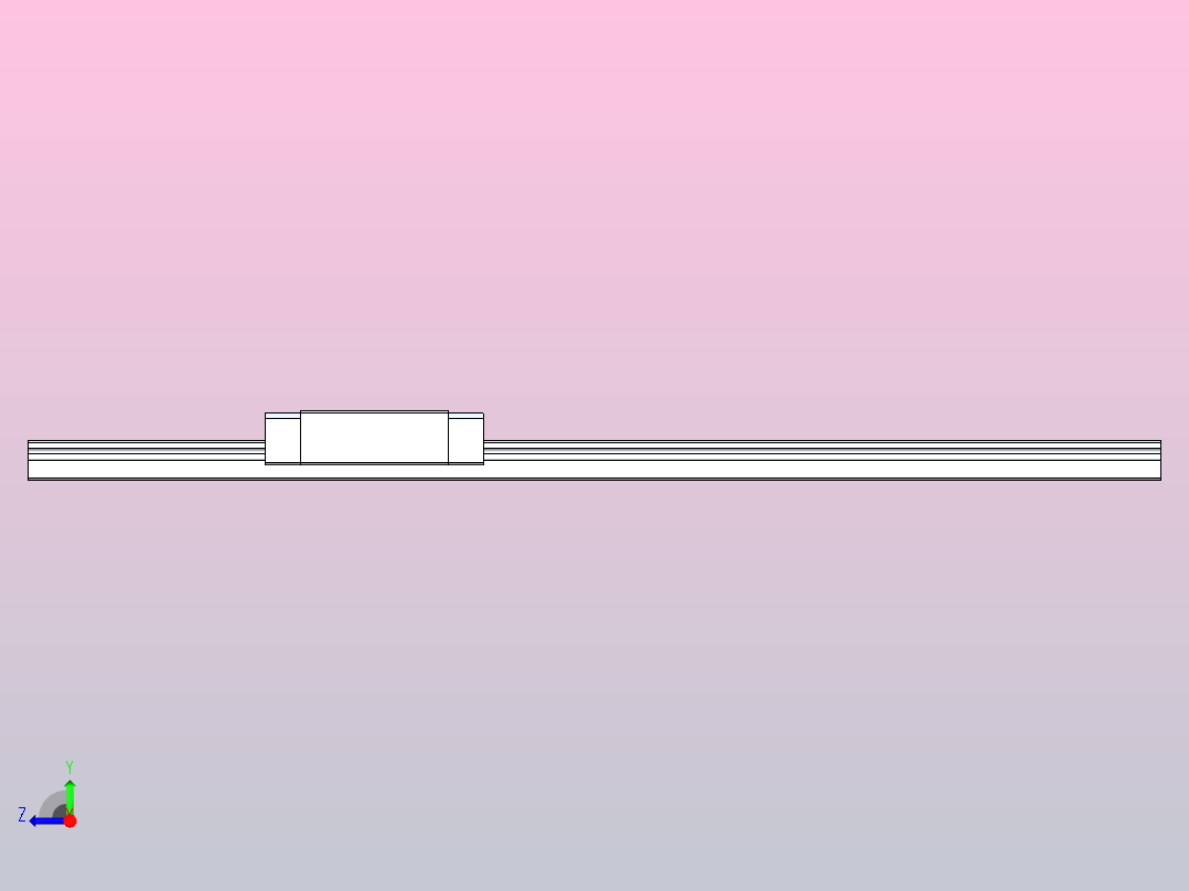 线性滑轨14-230右视图