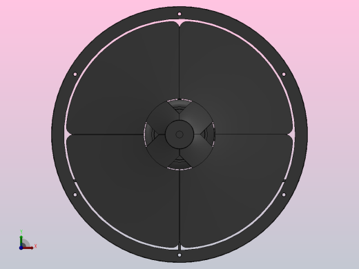 EG系列管道轴流通风机[EG-6A-2]前视缩略图