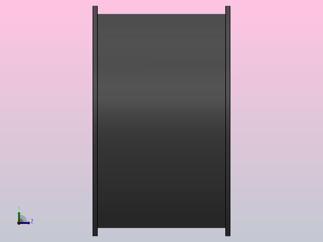 EG系列管道轴流通风机[EG-6A-2]左视图