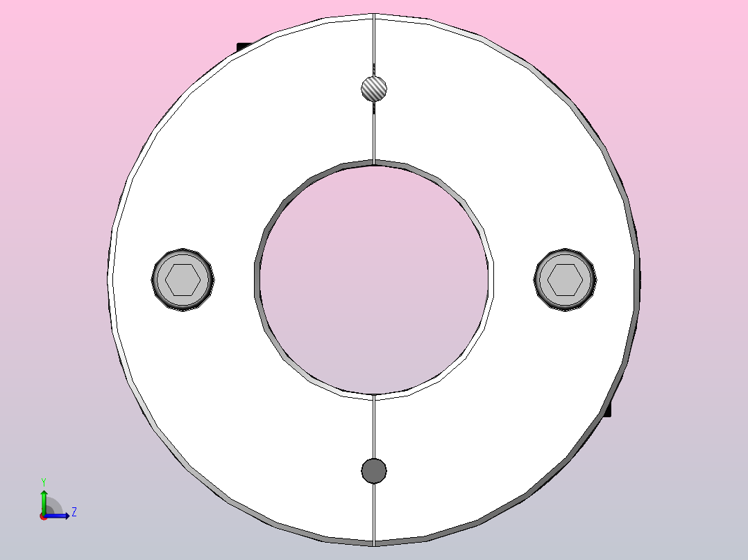 LK18系列（经济型） 单节夹紧螺丝固定式（膜片联轴器）[LK18-C104]左视图