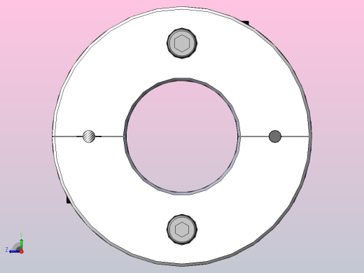 LK18系列（经济型） 单节夹紧螺丝固定式（膜片联轴器）[LK18-C104]右视缩略图