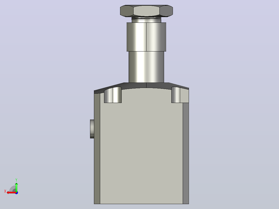 CBTU-16L-90油缸后视图