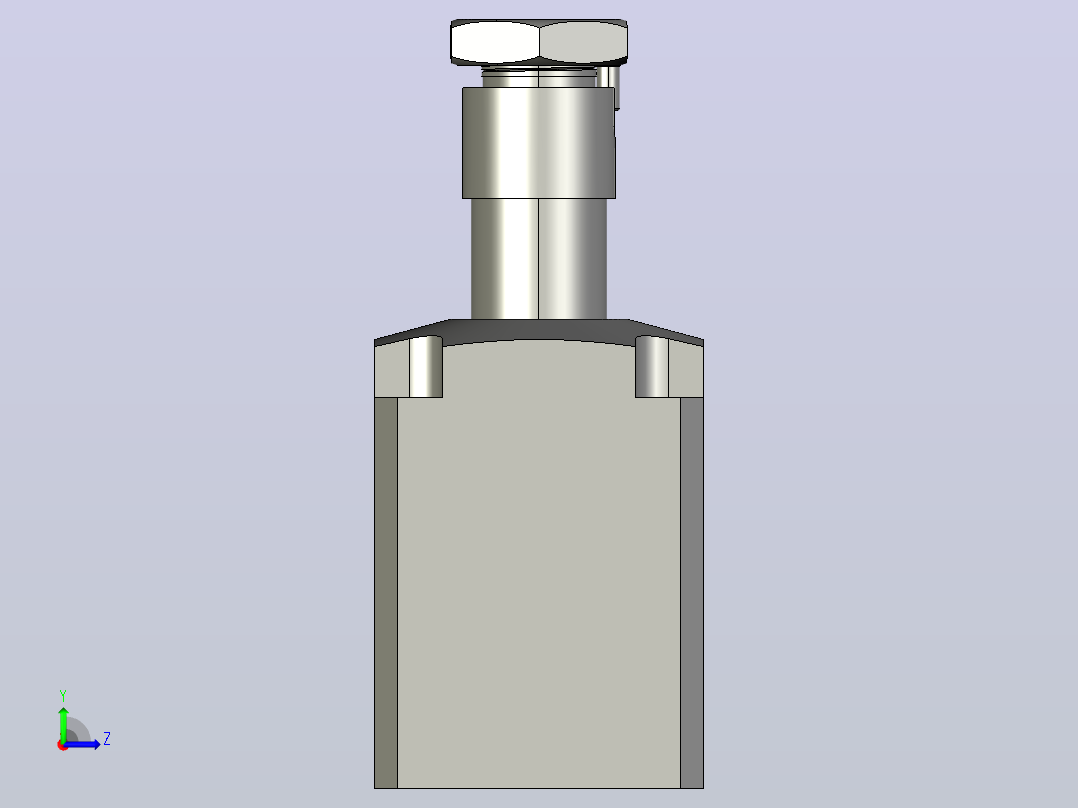 CBTU-16L-90油缸左视图