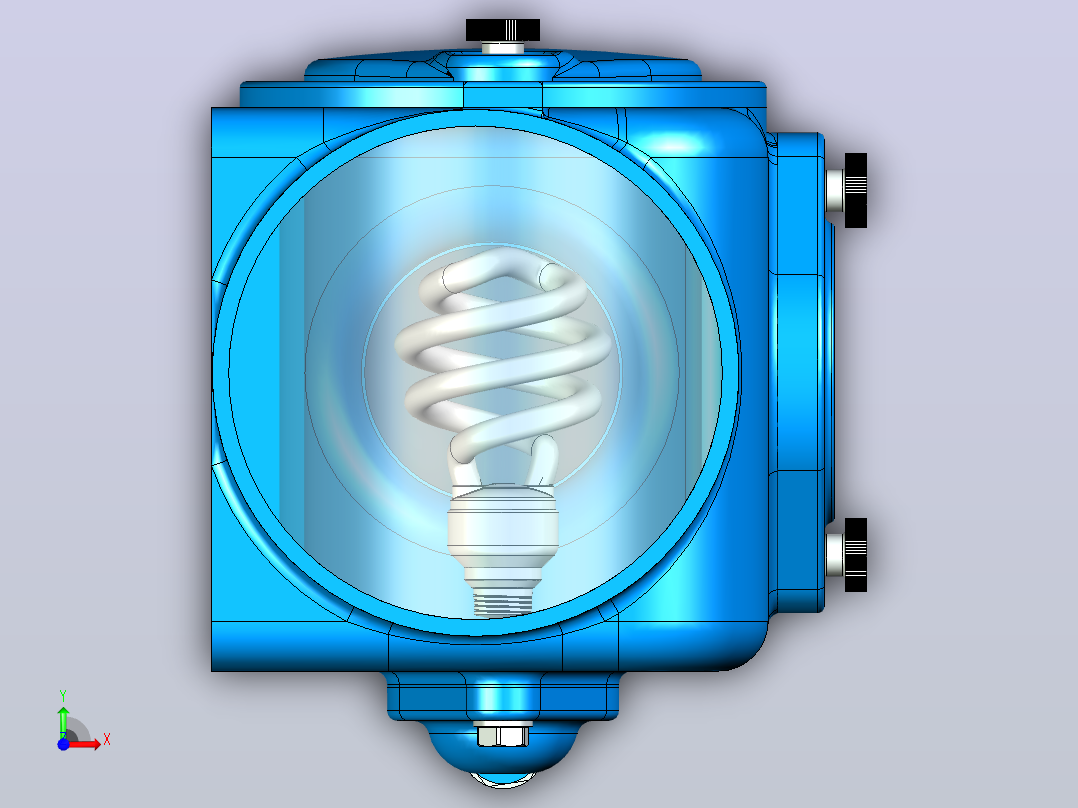 分离器分离设备separator-模型格式为 1832-模型格式为 stp前视图
