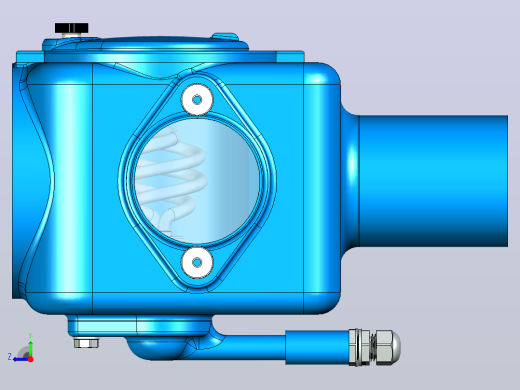 分离器分离设备separator-模型格式为 1832-模型格式为 stp右视缩略图