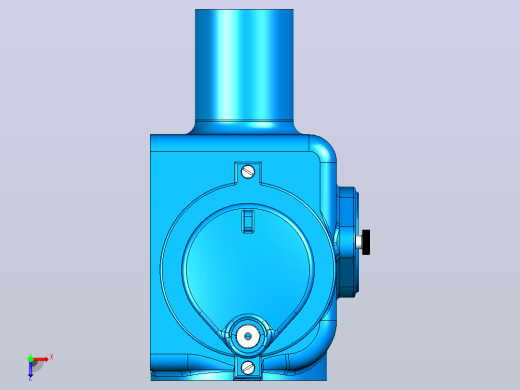 分离器分离设备separator-模型格式为 1832-模型格式为 stp俯视缩略图