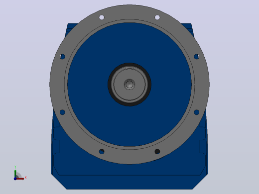 RF147R77法兰轴伸式组合型斜齿轮减速机RF147R77-Y0.37-4P-71-M1-0°-Φ550前视缩略图