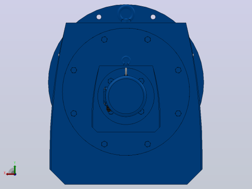 RF147R77法兰轴伸式组合型斜齿轮减速机RF147R77-Y0.37-4P-71-M1-0°-Φ550后视缩略图