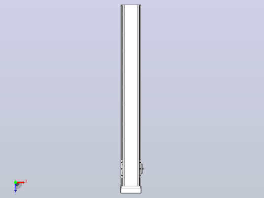 日规模组半封闭丝杆TPA-HNR-110D-1610C-L800-MP-C-P40-N3俯视缩略图