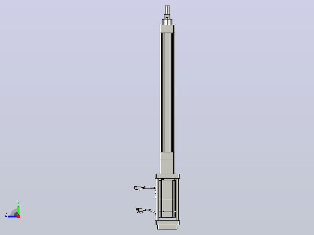 轻载电动缸TPA-ESR40-1210C-L300-M-FB-W-P40-C3右视图