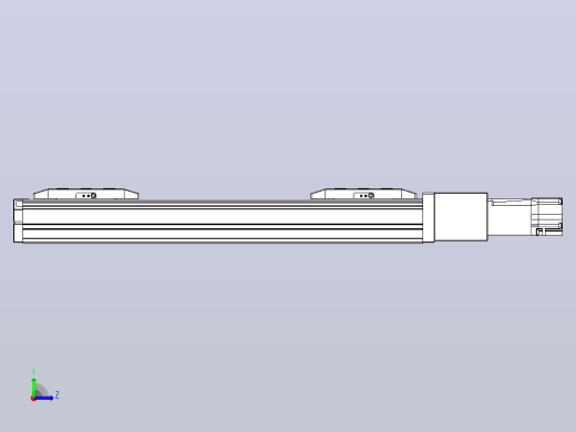 滚珠丝杠线性轴TPA-GCRS-50-1205C-L75-M-M10-N3左视缩略图