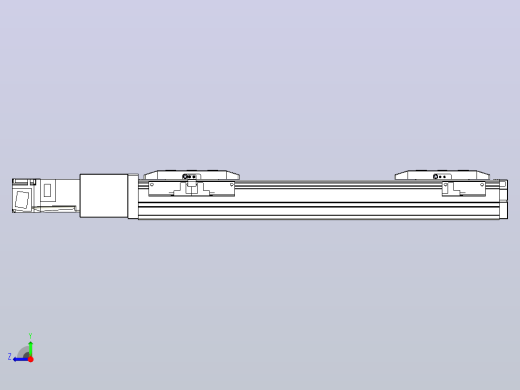 滚珠丝杠线性轴TPA-GCRS-50-1205C-L75-M-M10-N3右视缩略图