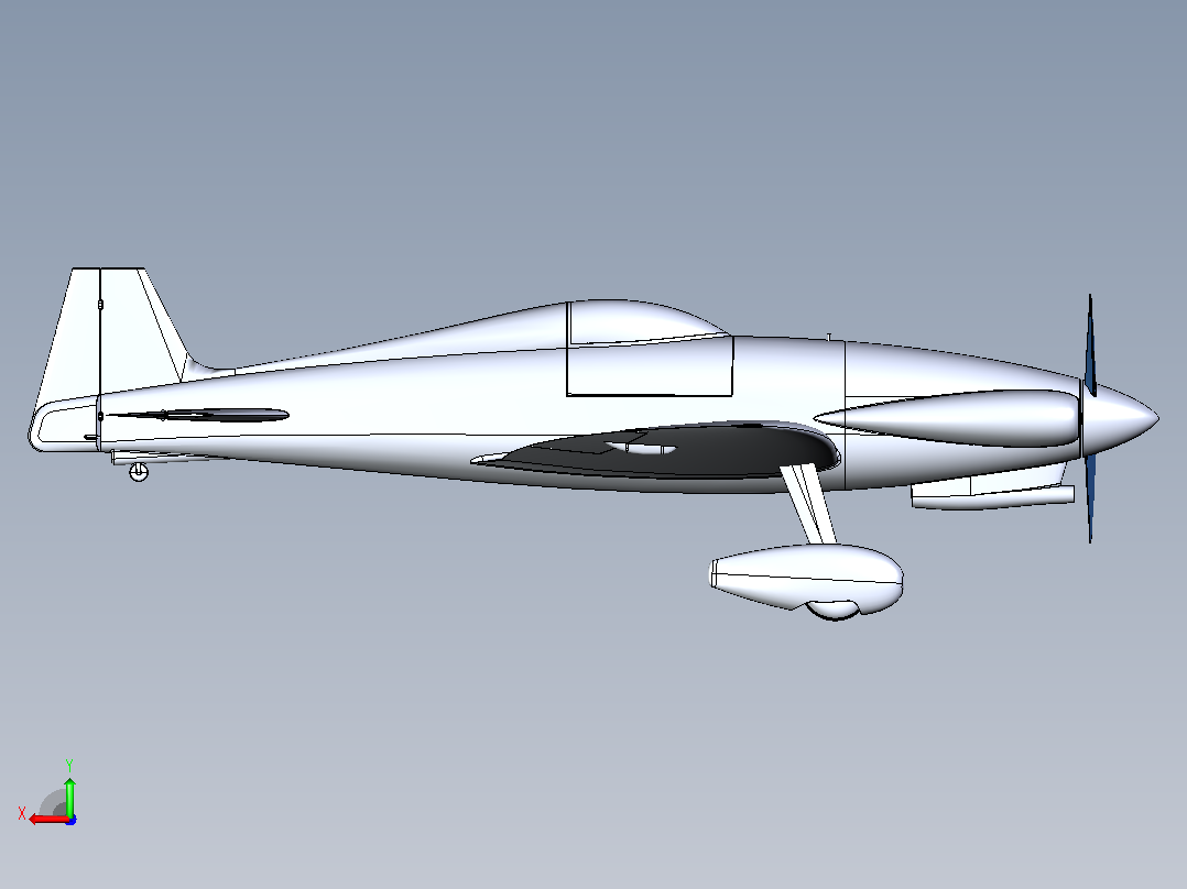 mace r2飞机造型后视图