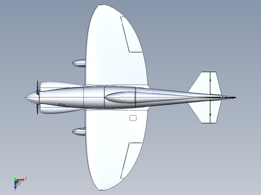 mace r2飞机造型俯视缩略图