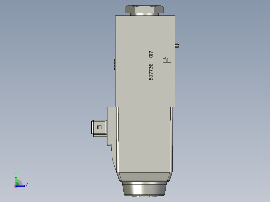 伊顿液压元件DG4V-3-A-KUP4-60-DC-ROCK左视图