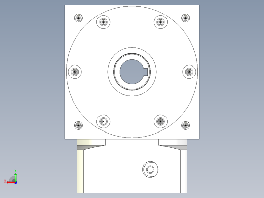 PW110双孔-1 19-70-90-M6转向器PW110双孔输出-1 19-70-90-M6后视缩略图