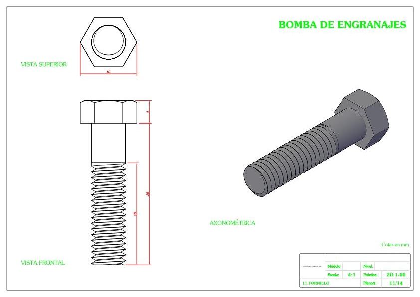 AUTOCAD中的齿轮泵