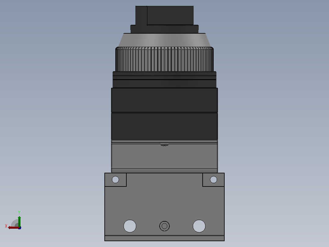 QVM100系列旋钮阀[QVM131-01-34B]后视图