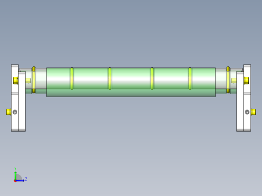 圆皮带机构左视缩略图