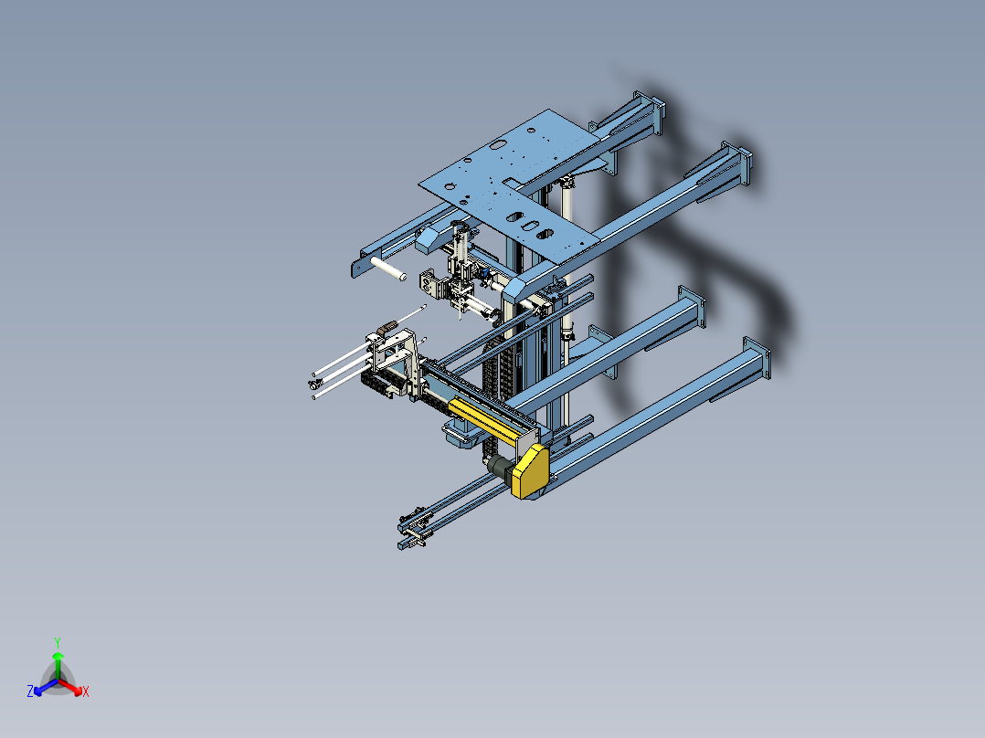 直线导轨组合结构