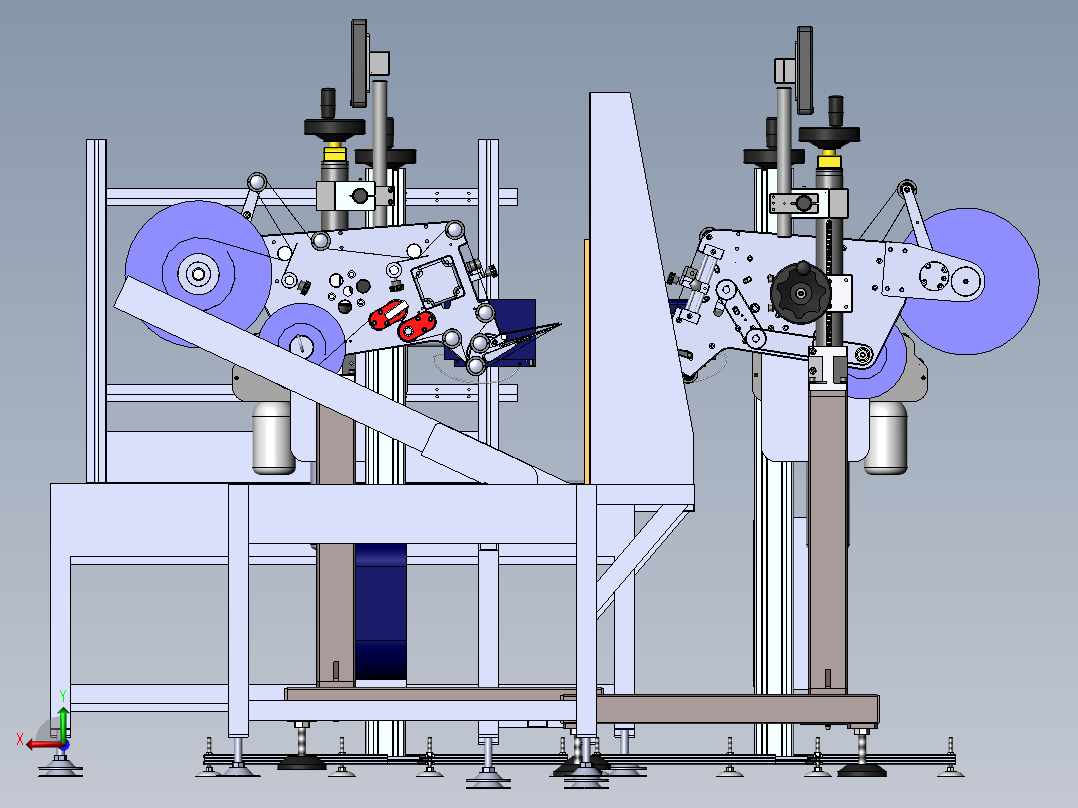 立式分箱机 sw18后视图