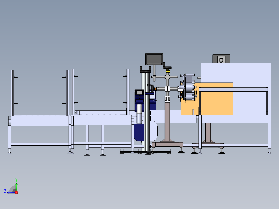 立式分箱机 sw18右视图