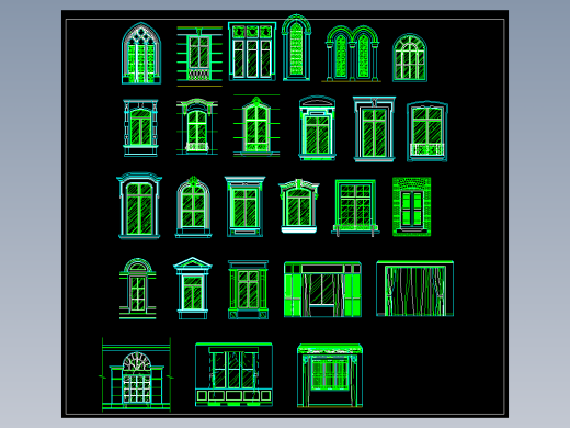 欧式传统建筑元素-窗台