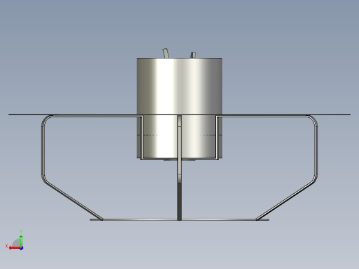 solidworks 火焰桌子设计图纸后视缩略图
