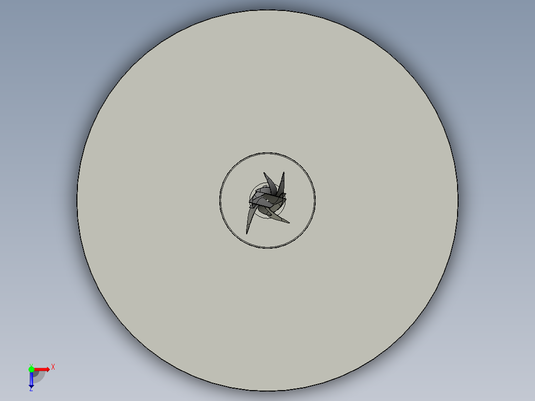 solidworks 火焰桌子设计图纸俯视图