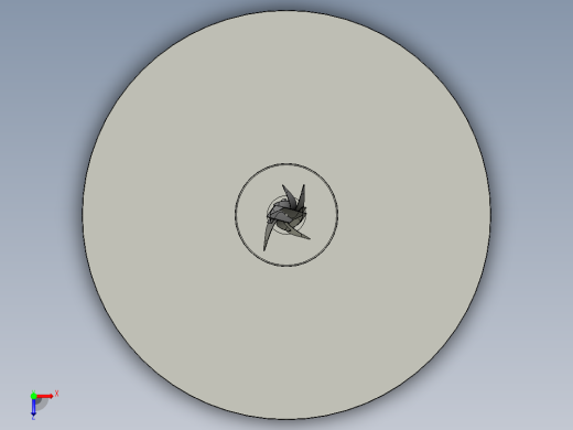 solidworks 火焰桌子设计图纸俯视缩略图