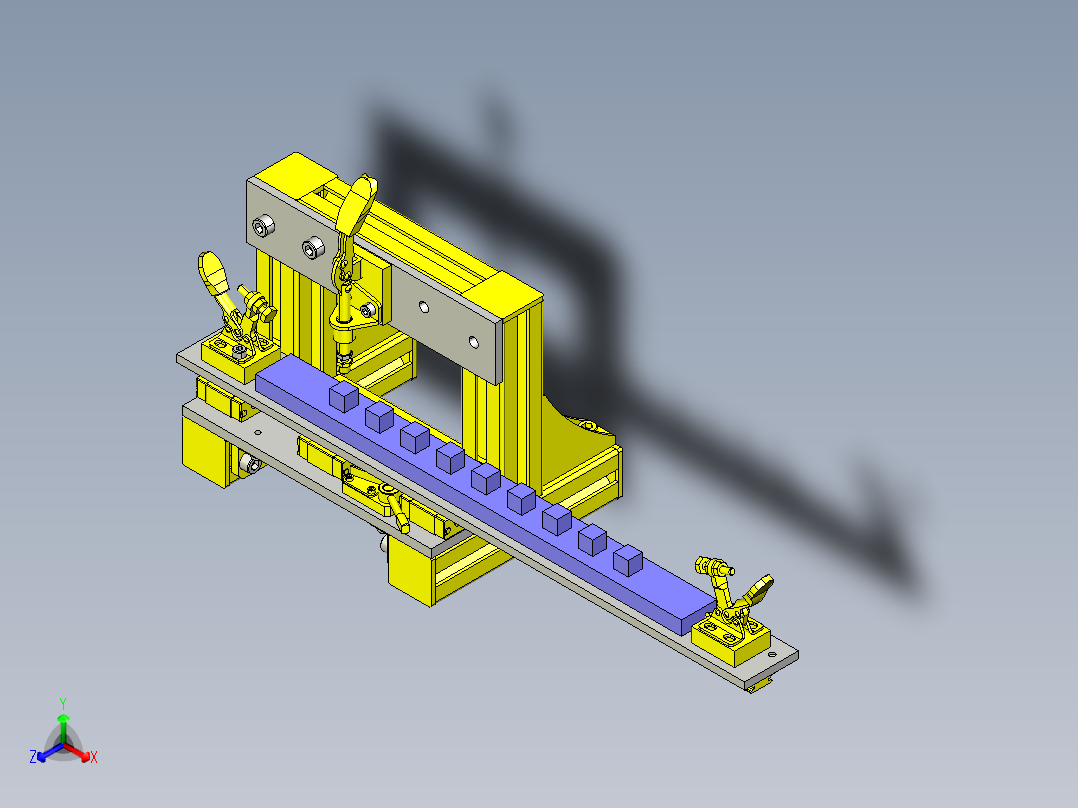 工具的间距传送