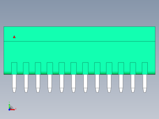 DEGSON 15EDG 系列 2.5mm 接线端子包-15EDGVC-2.5-12P-14-00AH前视缩略图