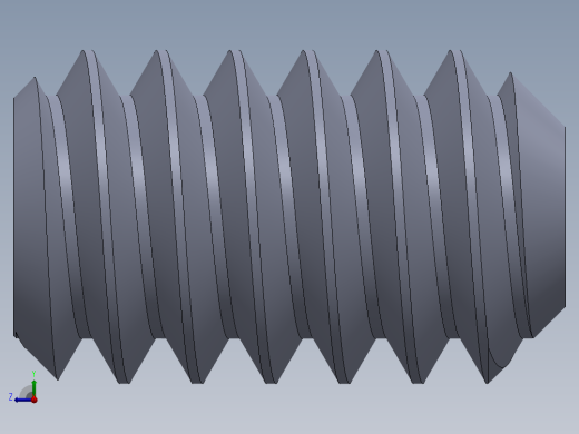 UNC 平头紧定螺钉-UNC SET SCREW 10-24 x0.3125.SLDPRT右视缩略图