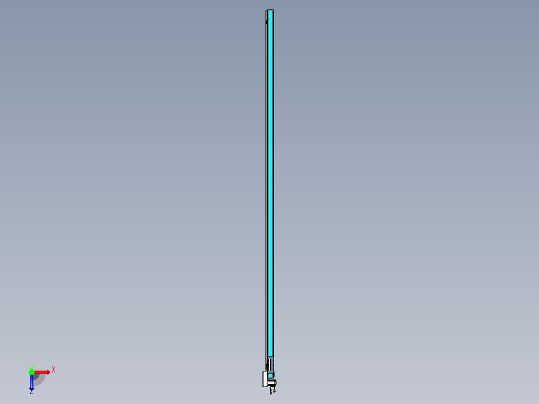 威洛博LB.GB同步带传动--欧规系列LB6A-L65-S3500-BR俯视图