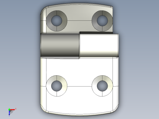 型材-KJN 25-45 DETACHABLE COMBI HINGE LEFT 095K2545L00俯视缩略图