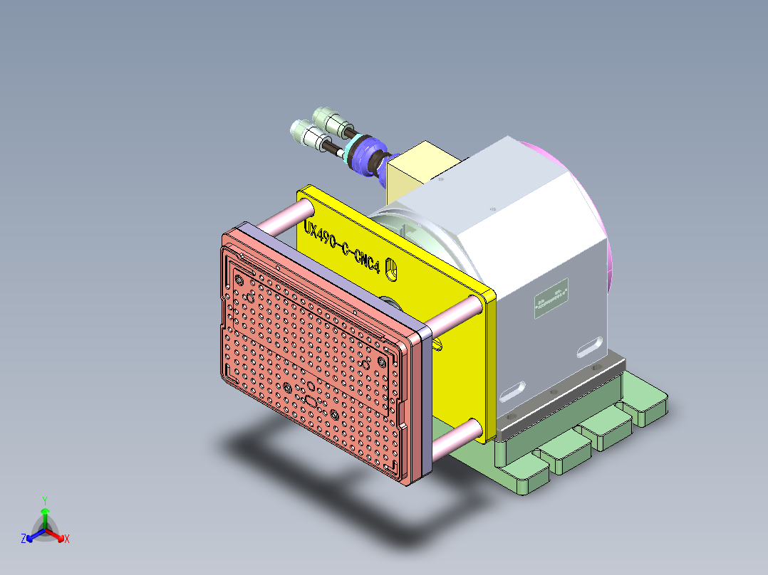 UX490-C-CNC4-0927正等轴测图