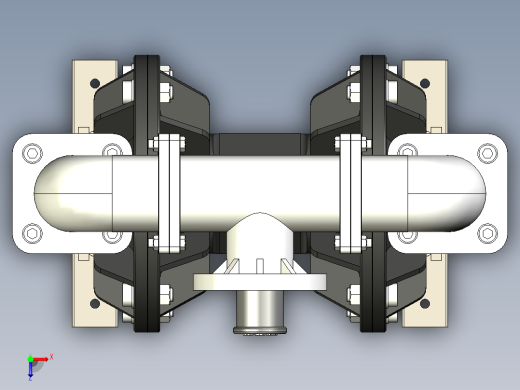气动隔膜泵 17款俯视缩略图