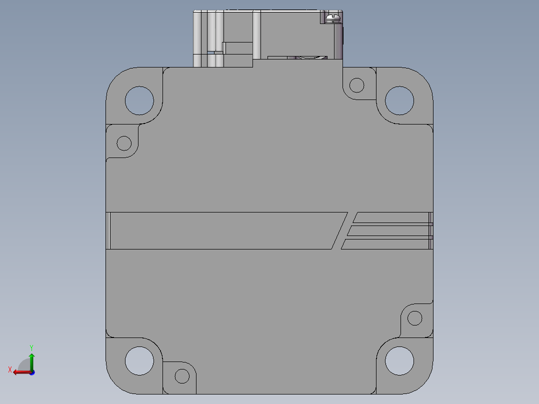 汇川伺服电机-MS1H4-75B30CB-(A)331Z（750W绝对值中惯量不带抱闸）后视图