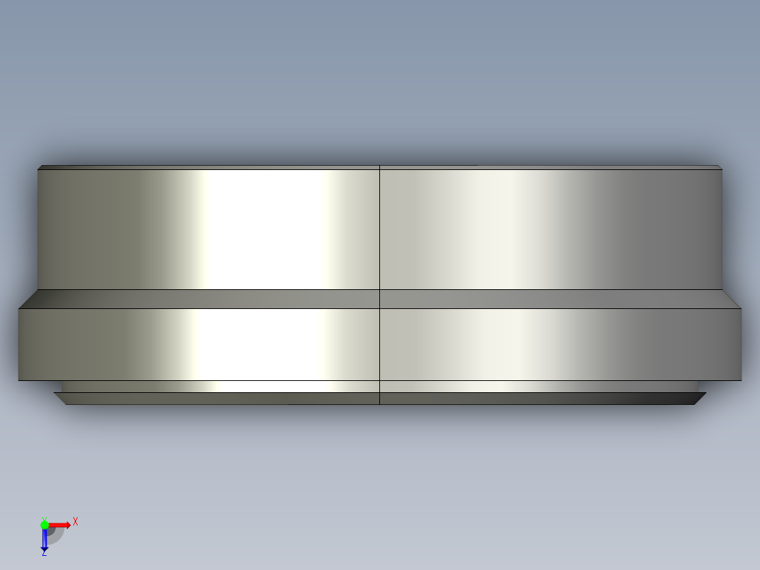卡套式工业通用硬管接头20_tu-s俯视图