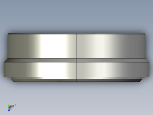 卡套式工业通用硬管接头20_tu-s俯视缩略图