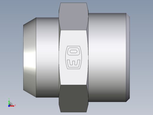 卡套式工业通用硬管接头EO_Weld_connector_AS22LX前视缩略图