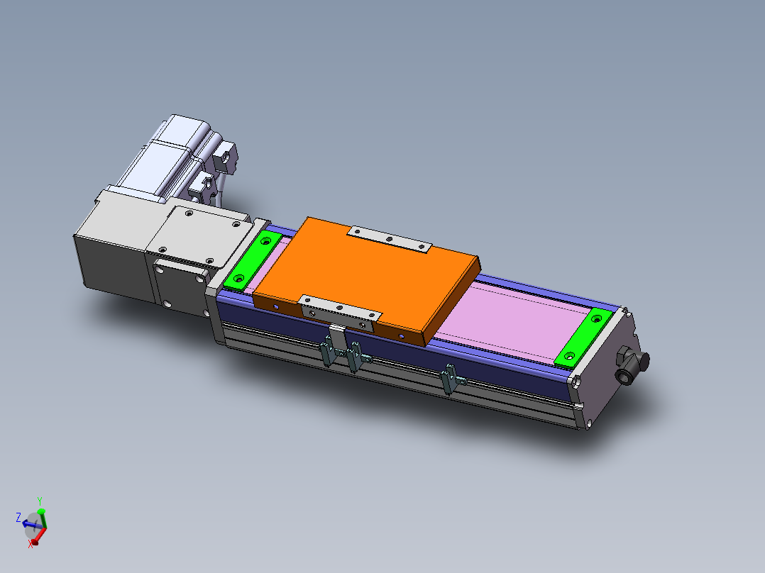 MCB同步带全封闭MCB10-R-200W主视图