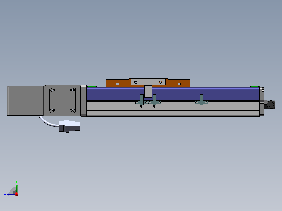 MCB同步带全封闭MCB10-R-200W右视图