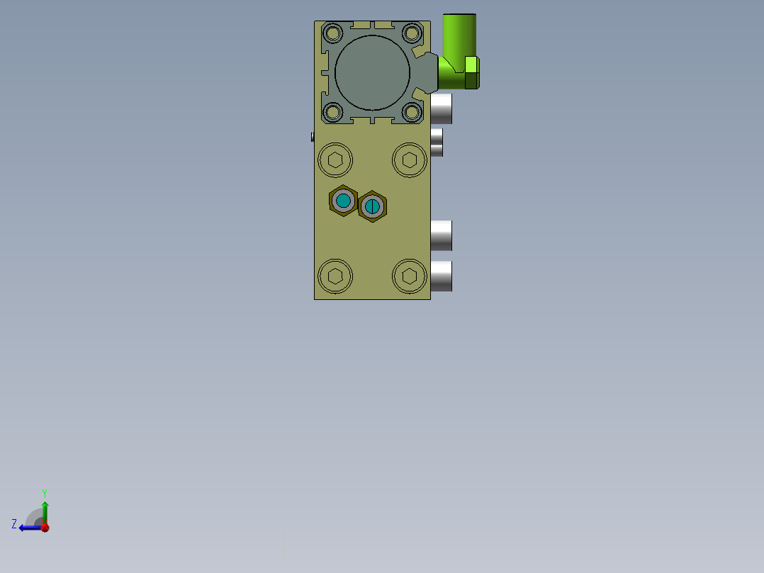 齿式分张器右视图