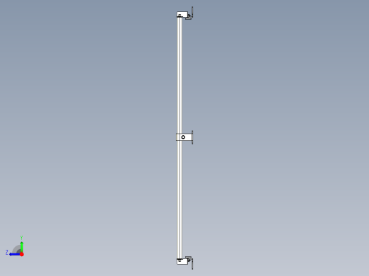 基恩士SL-JB87_back-mount_kc图纸模型右视缩略图