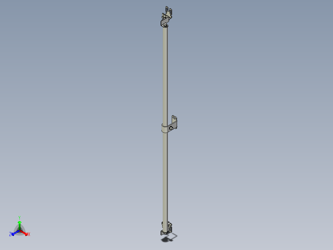 基恩士SL-JB87_back-mount_kc图纸模型正等轴测图