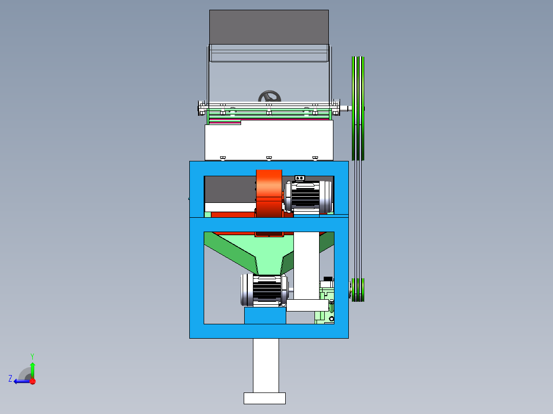 核桃剥壳机-0416右视图